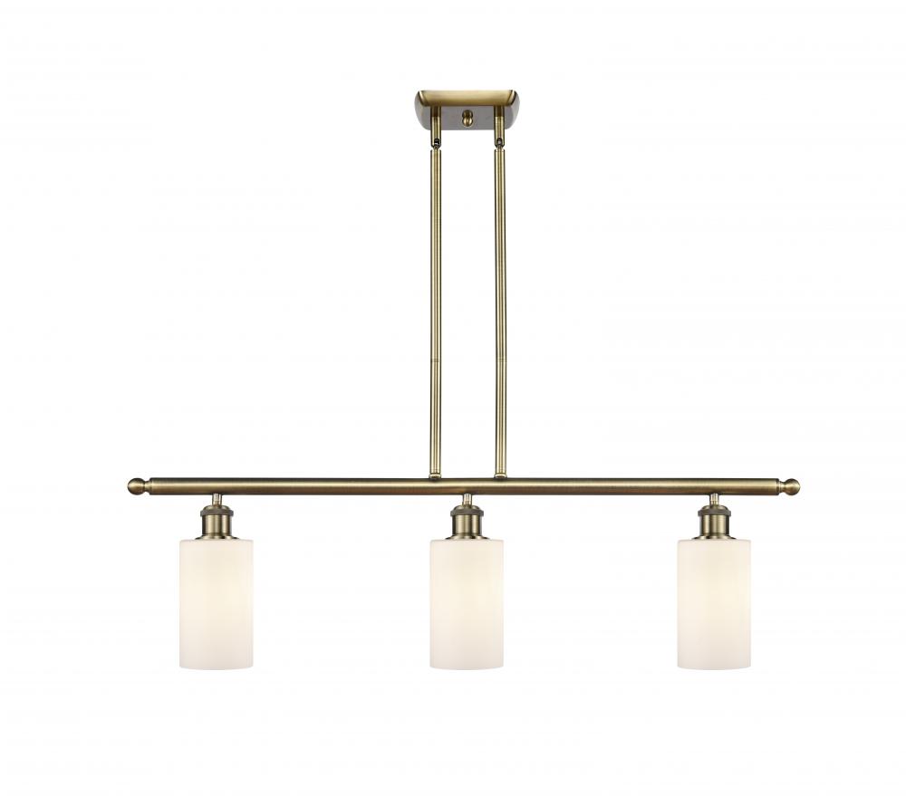 Clymer - 3 Light - 36 inch - Antique Brass - Stem hung - Island Light