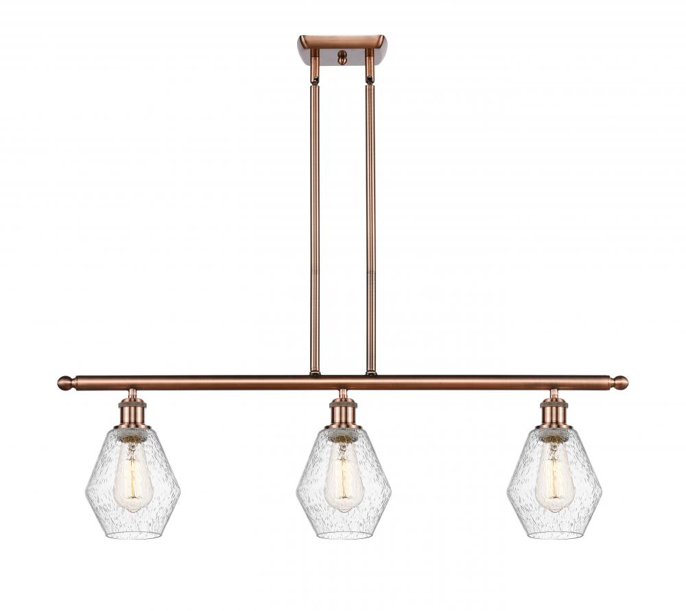 Cindyrella - 3 Light - 36 inch - Antique Copper - Stem hung - Island Light