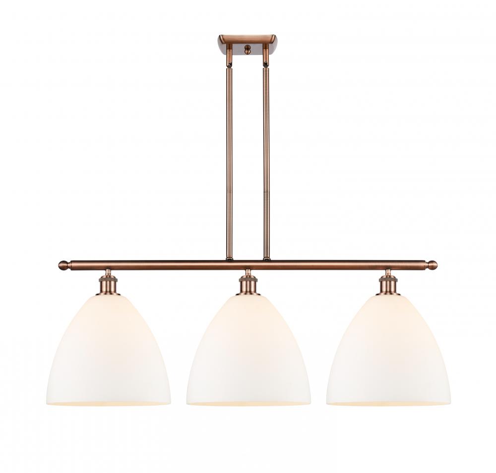 Bristol - 3 Light - 39 inch - Antique Copper - Stem hung - Island Light