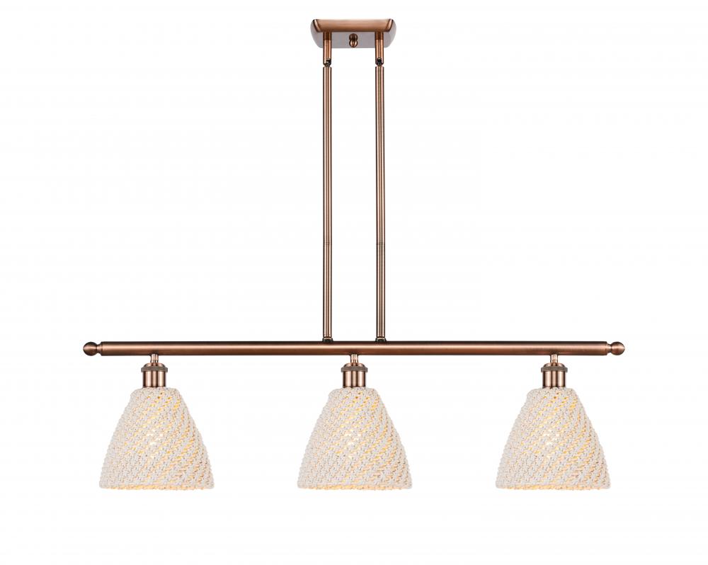 Bristol Natural - 4 Light - 48 inch - Antique Copper - Cord hung - Island Light