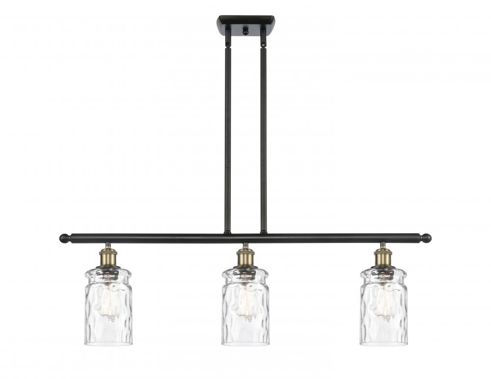 Candor - 3 Light - 36 inch - Black Antique Brass - Stem hung - Island Light