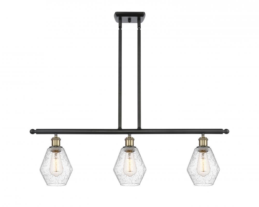 Cindyrella - 3 Light - 36 inch - Black Antique Brass - Stem hung - Island Light