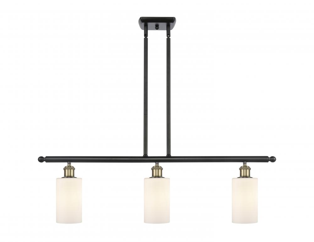 Clymer - 3 Light - 36 inch - Black Antique Brass - Stem hung - Island Light