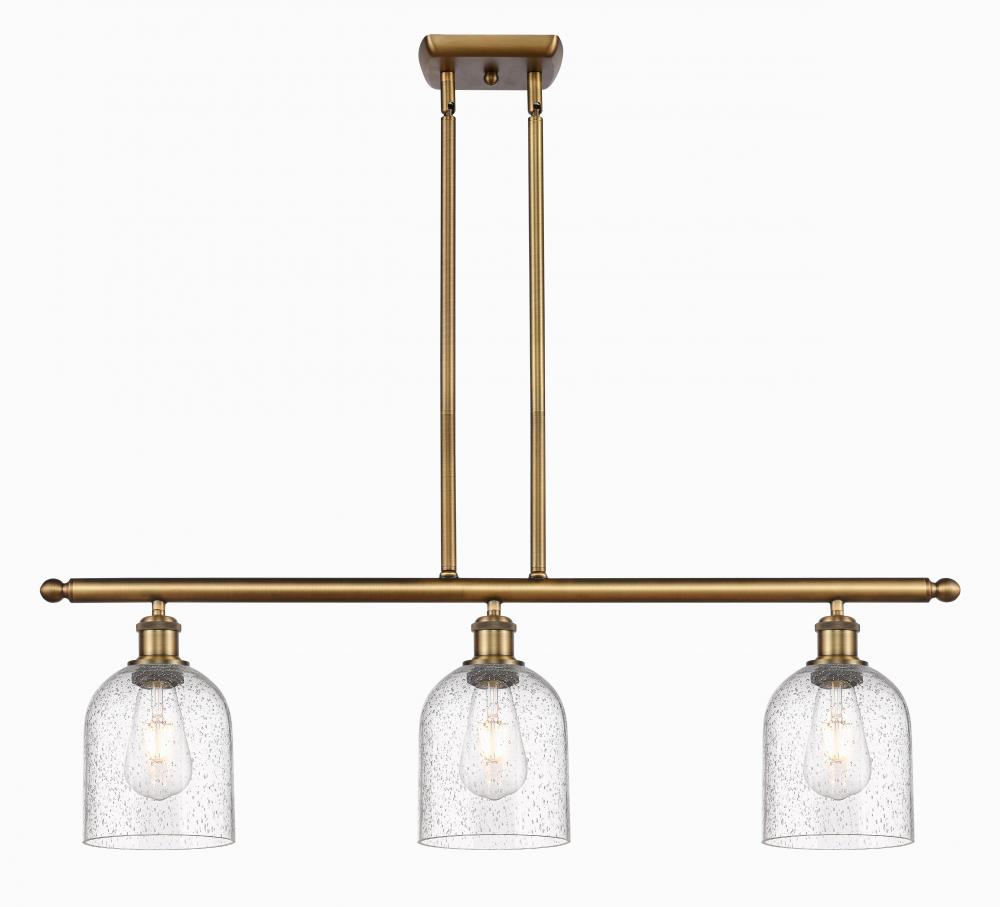 Bella - 3 Light - 36 inch - Brushed Brass - Stem hung - Island Light