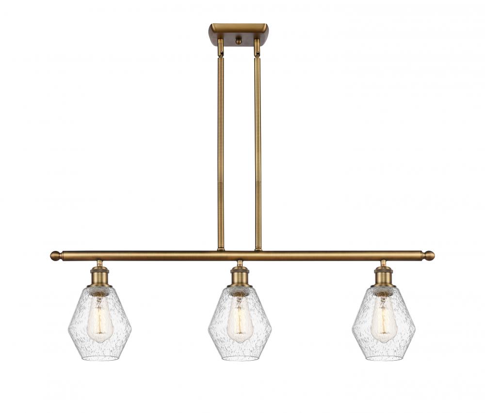 Cindyrella - 3 Light - 36 inch - Brushed Brass - Stem hung - Island Light