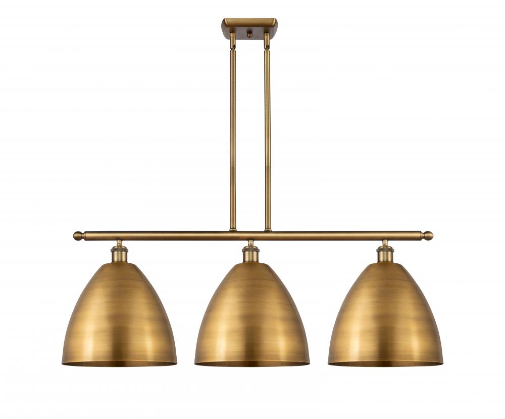 Bristol - 3 Light - 39 inch - Brushed Brass - Stem hung - Island Light