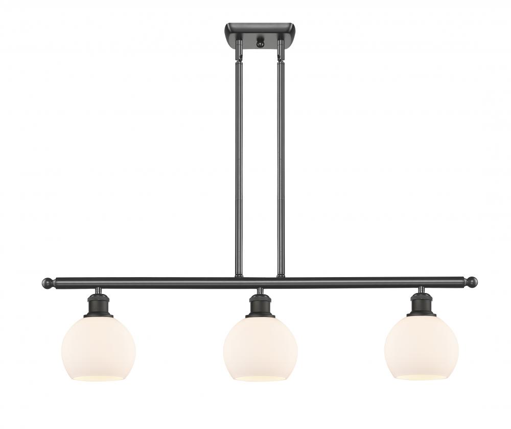 Athens - 3 Light - 36 inch - Oil Rubbed Bronze - Stem hung - Island Light