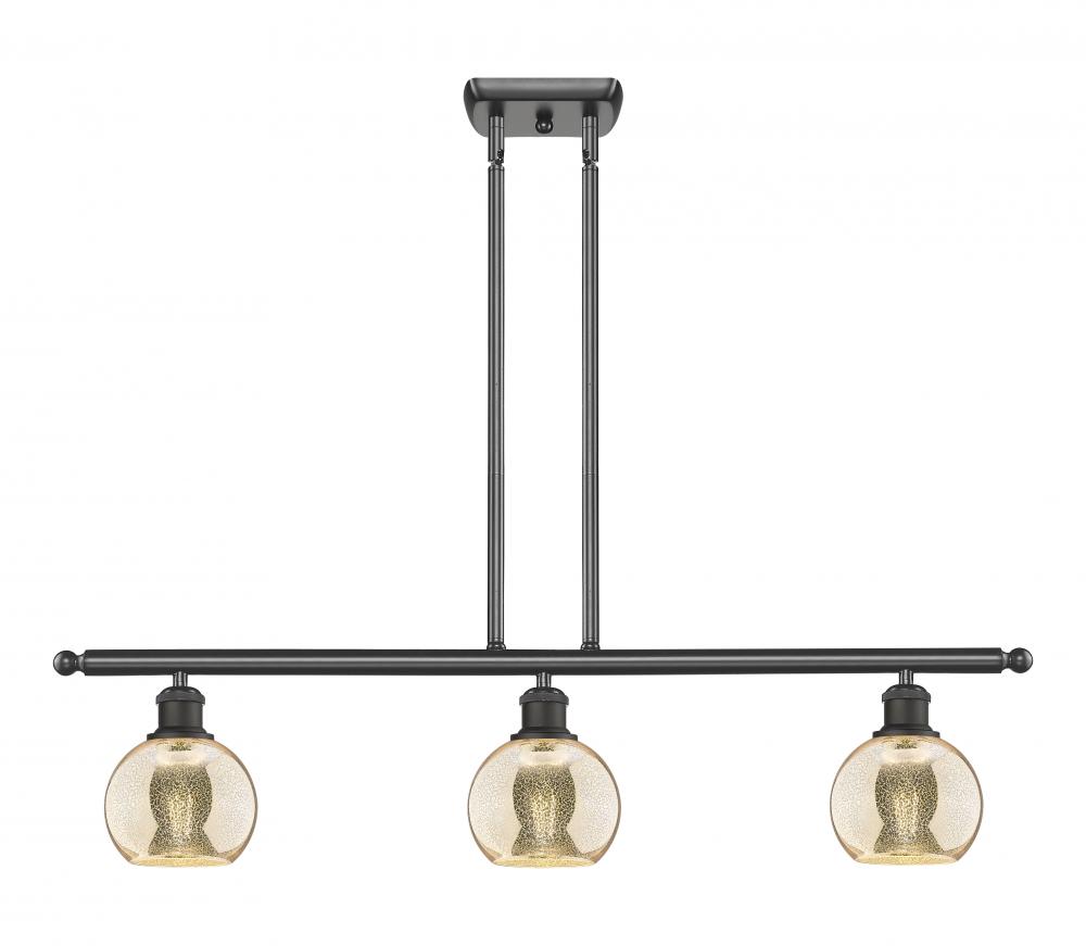 Athens - 3 Light - 36 inch - Oil Rubbed Bronze - Stem hung - Island Light