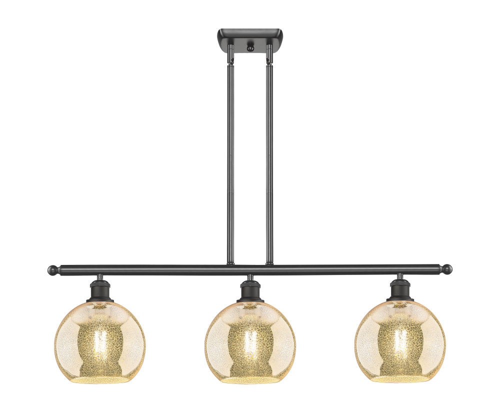 Athens - 3 Light - 36 inch - Oil Rubbed Bronze - Stem hung - Island Light
