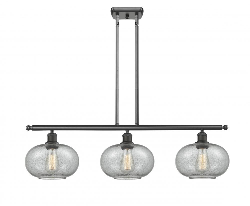 Gorham - 3 Light - 36 inch - Oil Rubbed Bronze - Stem hung - Island Light