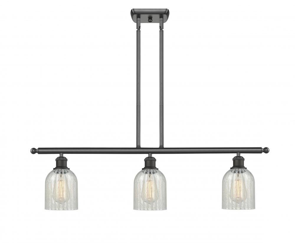 Caledonia - 3 Light - 36 inch - Oil Rubbed Bronze - Stem hung - Island Light