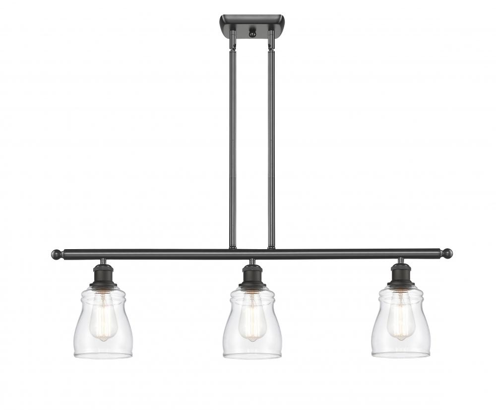Ellery - 3 Light - 36 inch - Oil Rubbed Bronze - Stem hung - Island Light