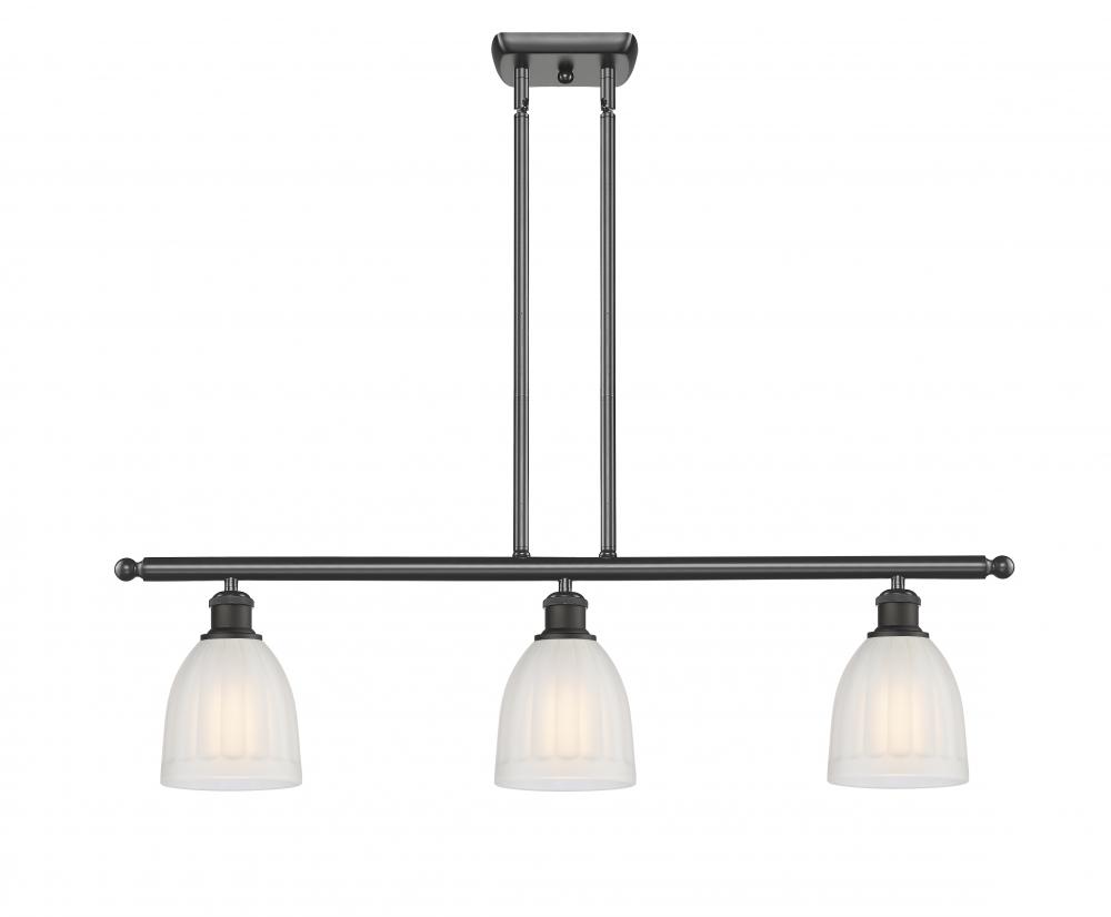 Brookfield - 3 Light - 36 inch - Oil Rubbed Bronze - Stem hung - Island Light