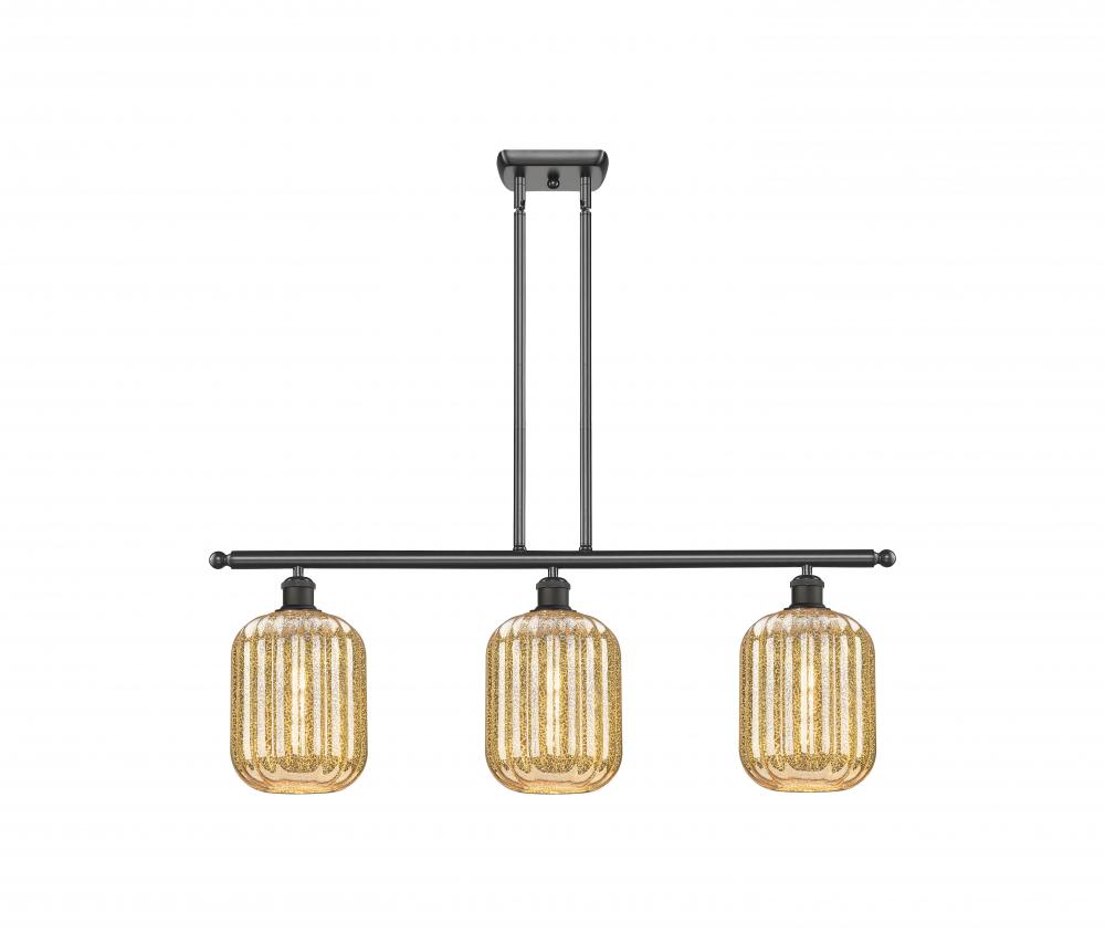 Preston Cylinder - 3 Light - 36 inch - Oil Rubbed Bronze - Stem Hung - Island Light