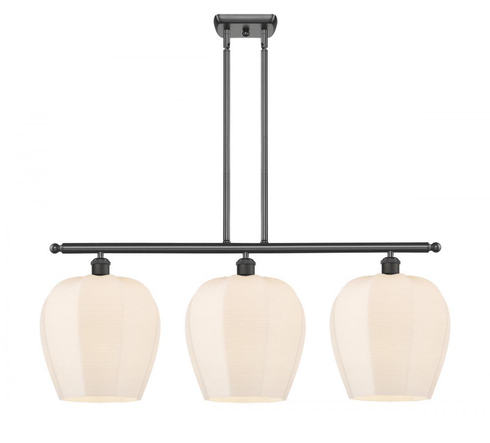 Norfolk - 3 Light - 38 inch - Oil Rubbed Bronze - Stem hung - Island Light