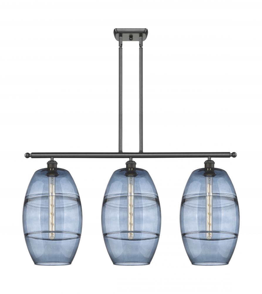 Vaz - 3 Light - 37 inch - Oil Rubbed Bronze - Stem hung - Island Light
