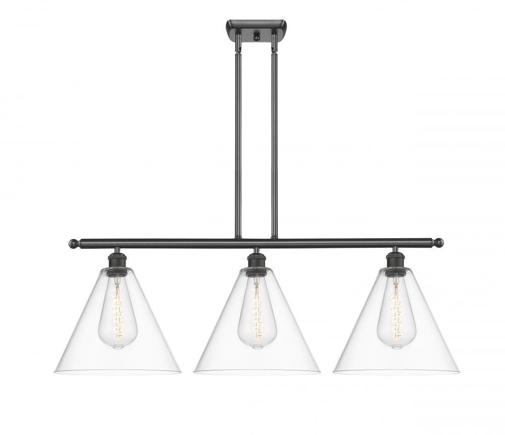 Berkshire - 3 Light - 39 inch - Oil Rubbed Bronze - Stem hung - Island Light