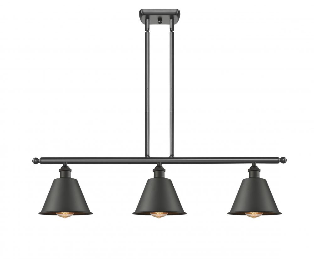 Smithfield - 3 Light - 36 inch - Oil Rubbed Bronze - Stem hung - Island Light