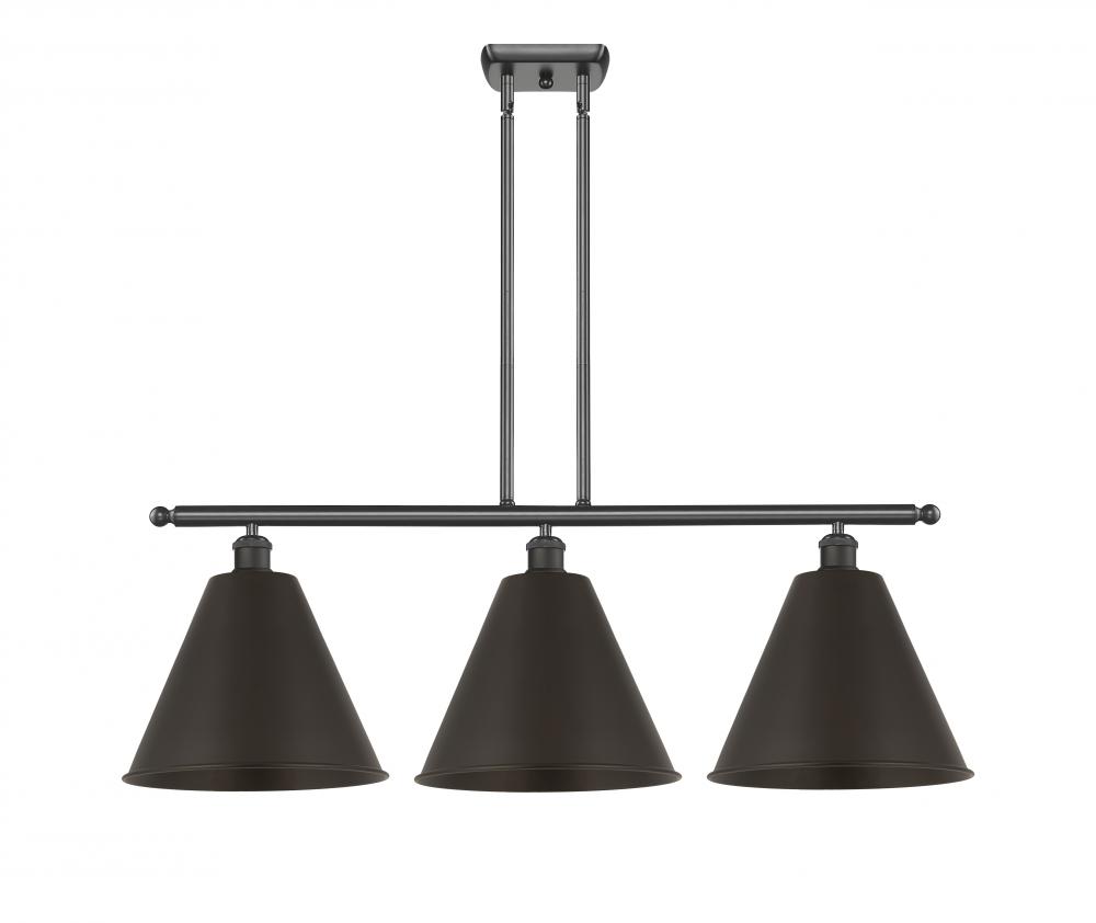 Berkshire - 3 Light - 39 inch - Oil Rubbed Bronze - Stem hung - Island Light
