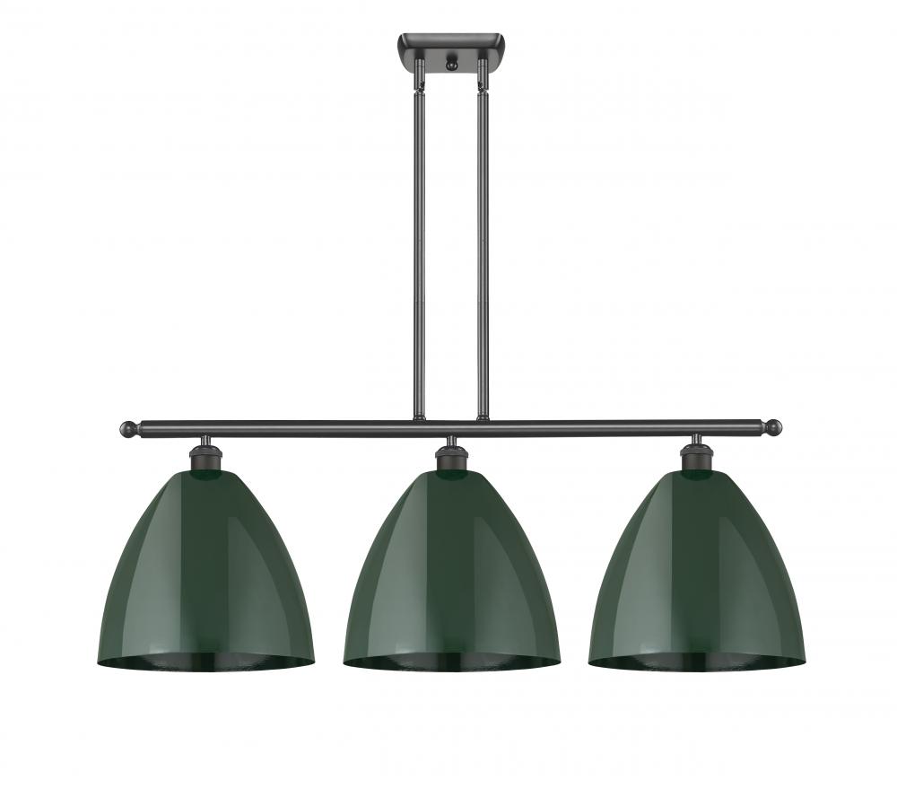 Plymouth - 3 Light - 39 inch - Oil Rubbed Bronze - Stem hung - Island Light