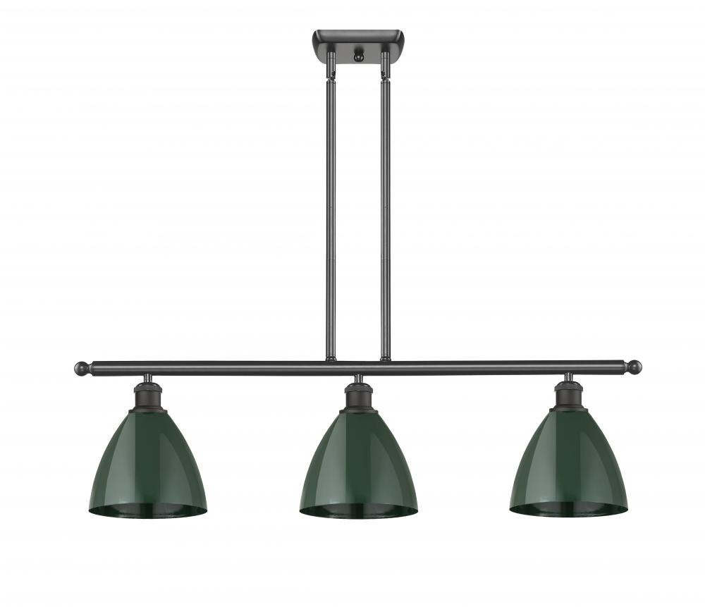 Plymouth - 3 Light - 36 inch - Oil Rubbed Bronze - Stem hung - Island Light