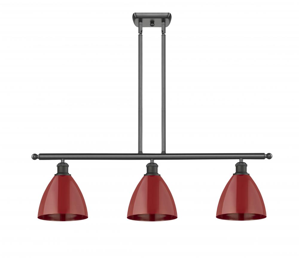 Plymouth - 3 Light - 36 inch - Oil Rubbed Bronze - Stem hung - Island Light