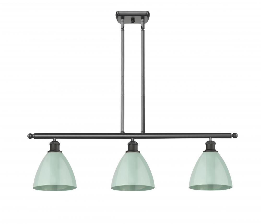 Plymouth - 3 Light - 36 inch - Oil Rubbed Bronze - Stem hung - Island Light