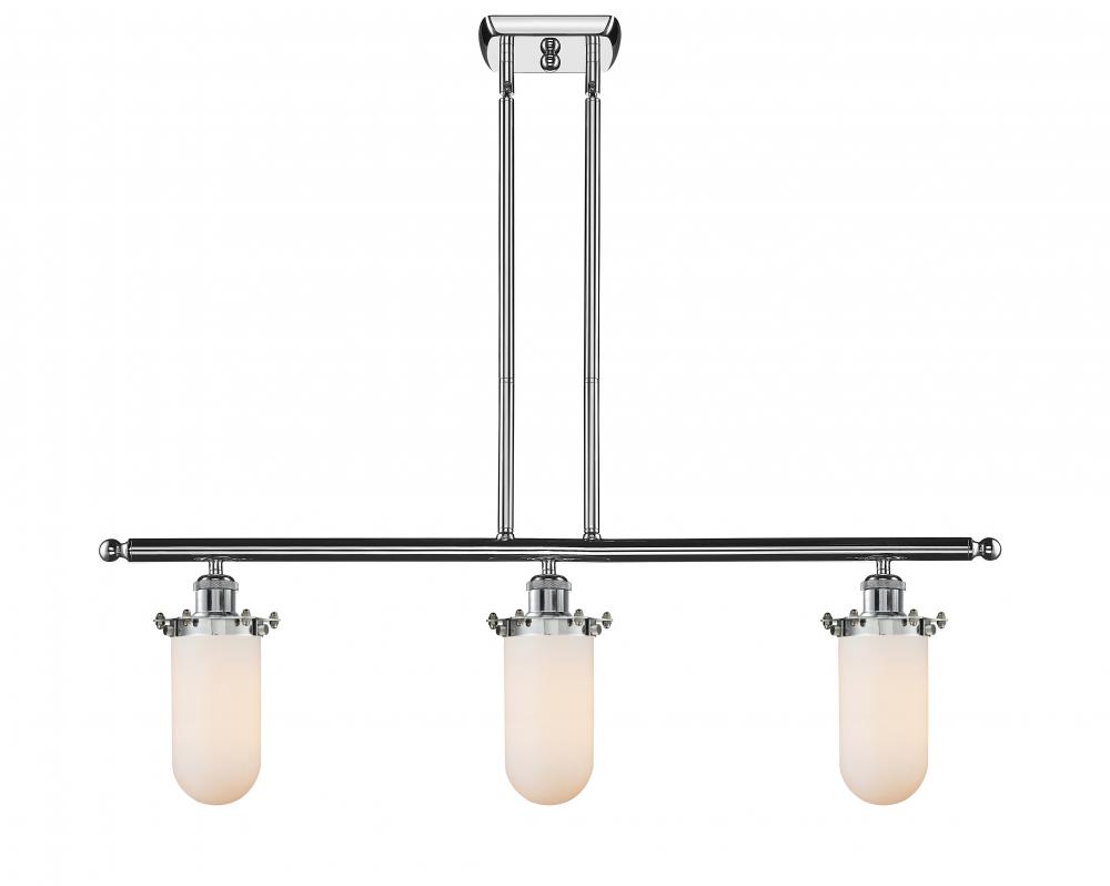 Kingsbury - 3 Light - 36 inch - Polished Chrome - Stem hung - Island Light