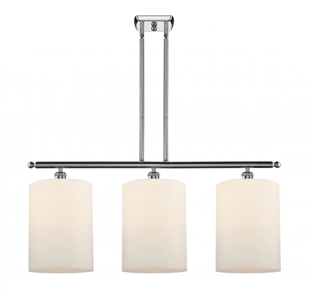 Cobbleskill - 3 Light - 36 inch - Polished Chrome - Stem hung - Island Light
