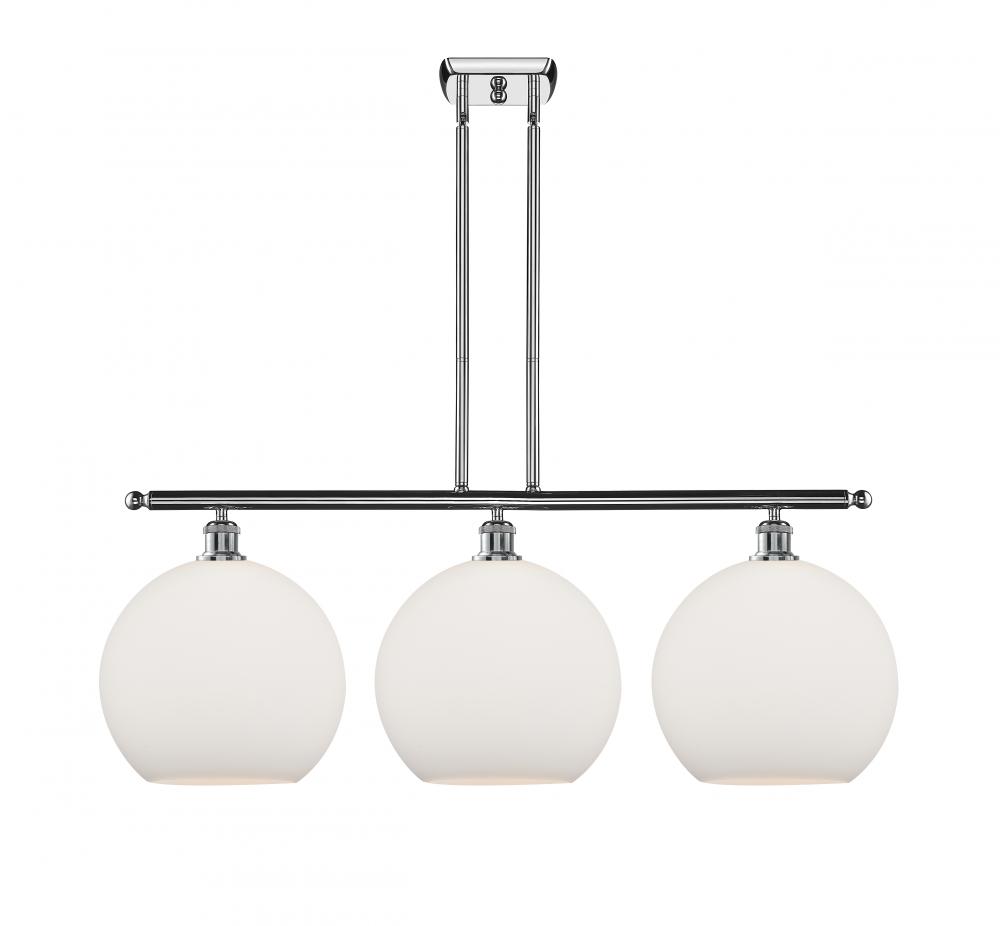 Athens - 3 Light - 38 inch - Polished Chrome - Stem Hung - Island Light