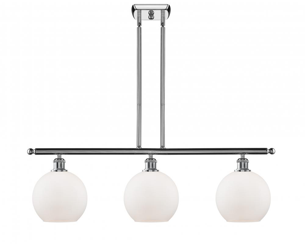 Athens - 3 Light - 36 inch - Polished Chrome - Stem hung - Island Light