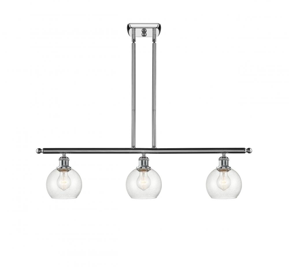 Athens - 3 Light - 36 inch - Polished Chrome - Stem hung - Island Light