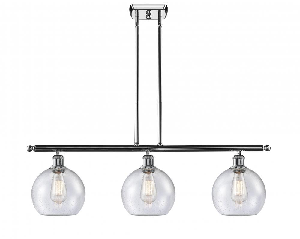 Athens - 3 Light - 36 inch - Polished Chrome - Stem hung - Island Light