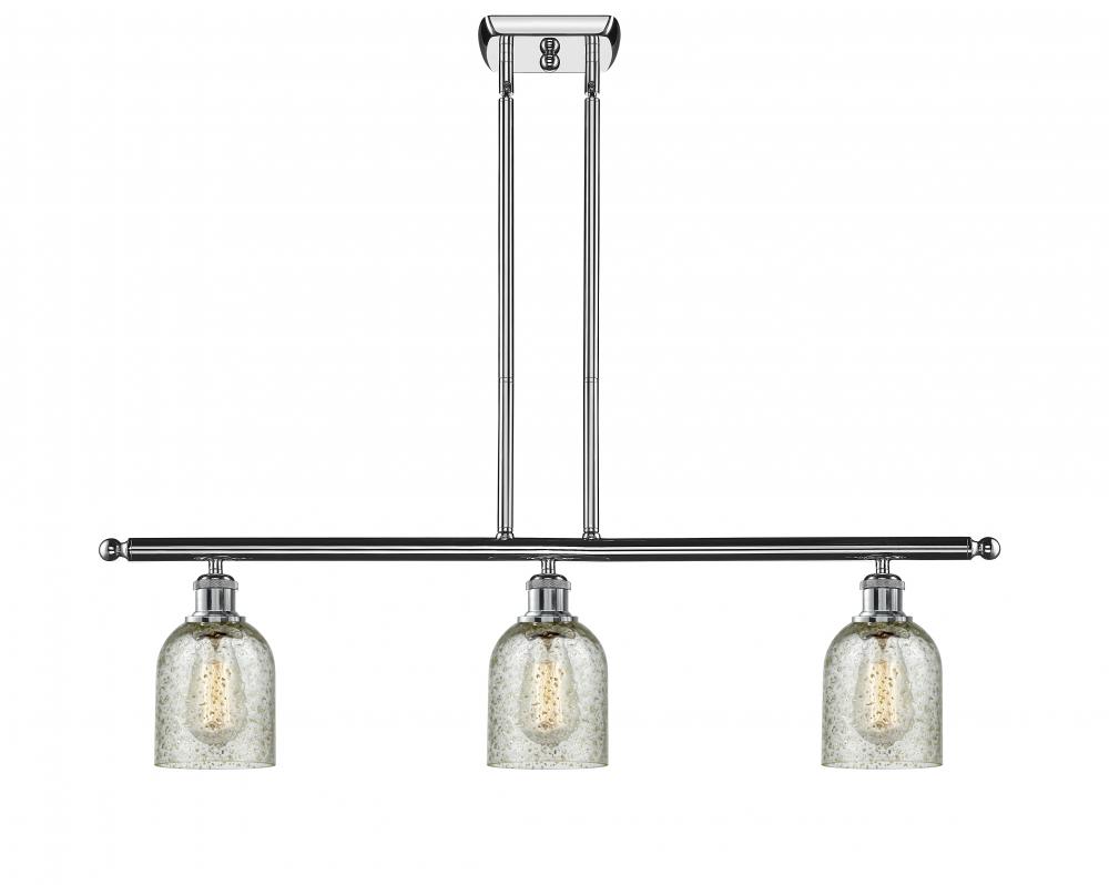 Caledonia - 3 Light - 36 inch - Polished Chrome - Stem hung - Island Light