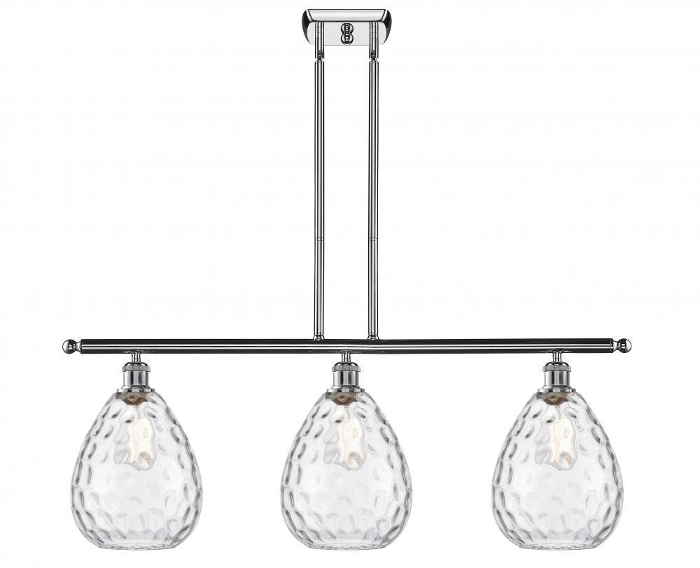 Waverly - 3 Light - 36 inch - Polished Chrome - Stem hung - Island Light