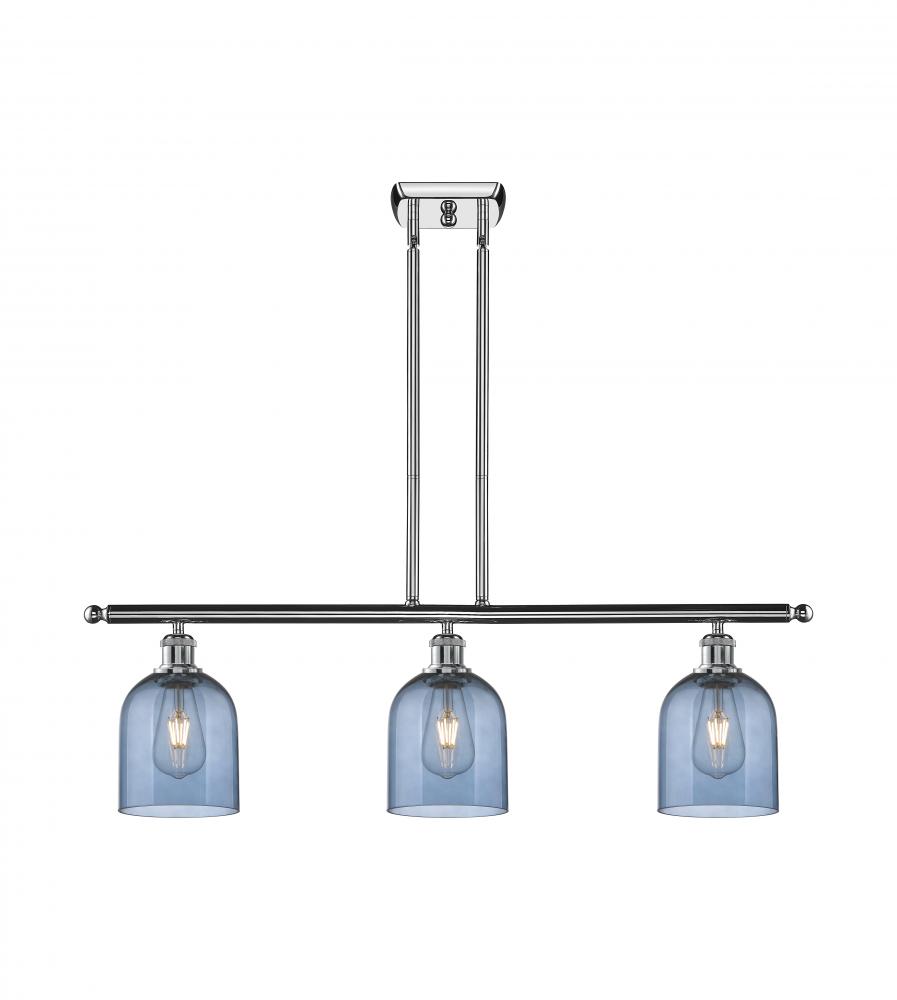 Bella - 3 Light - 36 inch - Polished Chrome - Stem hung - Island Light