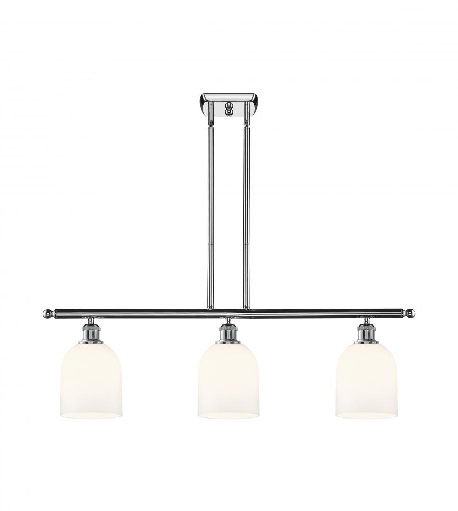 Bella - 3 Light - 36 inch - Polished Chrome - Stem hung - Island Light