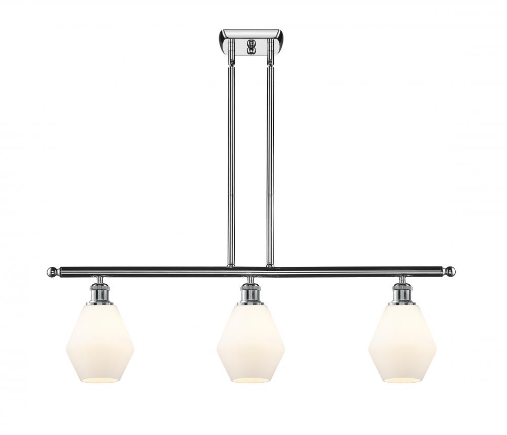 Cindyrella - 3 Light - 36 inch - Polished Chrome - Stem hung - Island Light