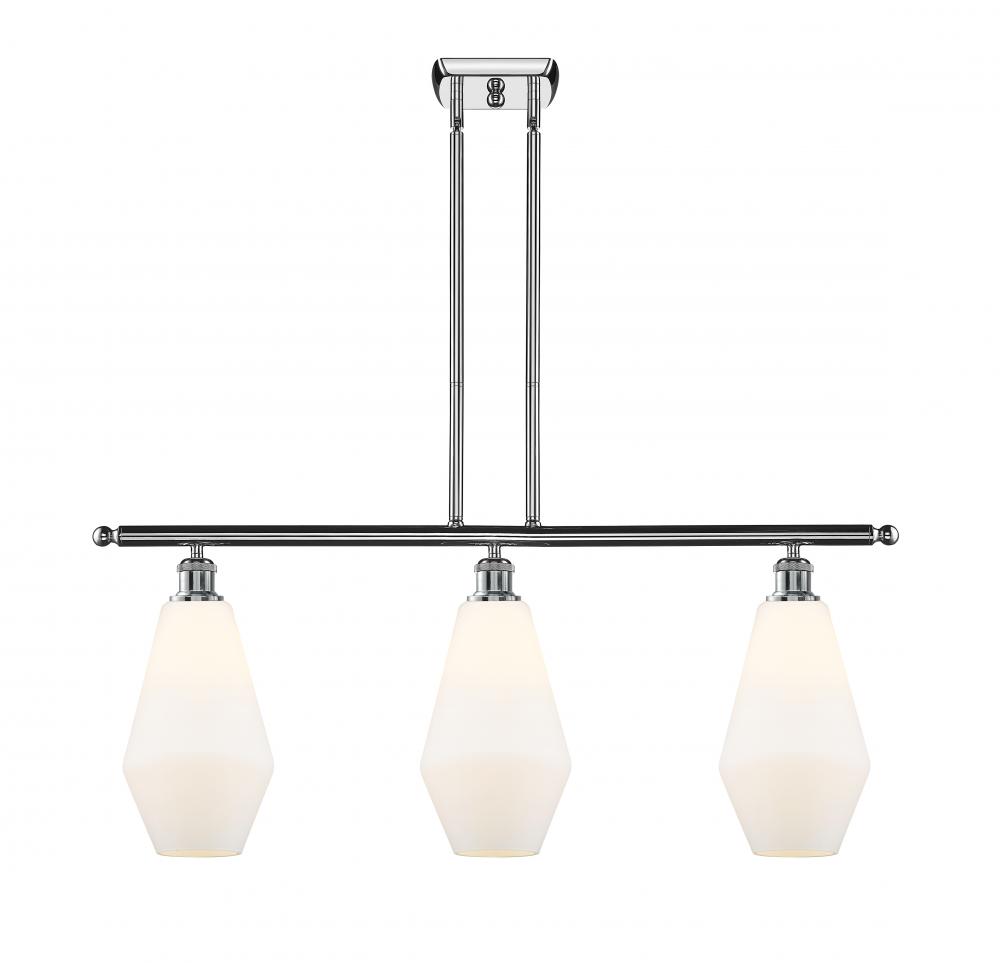 Cindyrella - 3 Light - 36 inch - Polished Chrome - Stem hung - Island Light