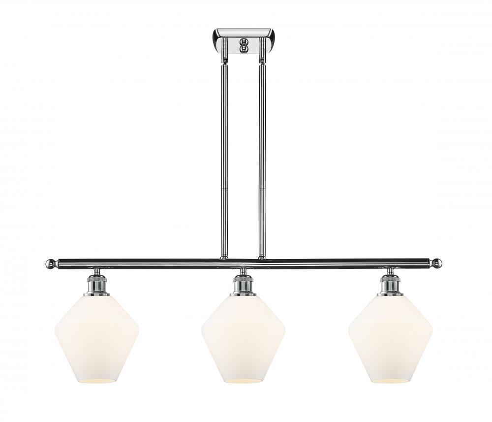 Cindyrella - 3 Light - 36 inch - Polished Chrome - Stem hung - Island Light