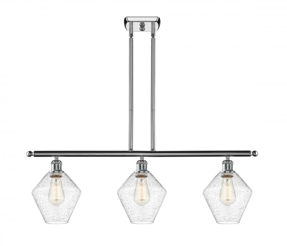 Cindyrella - 3 Light - 36 inch - Polished Chrome - Stem hung - Island Light