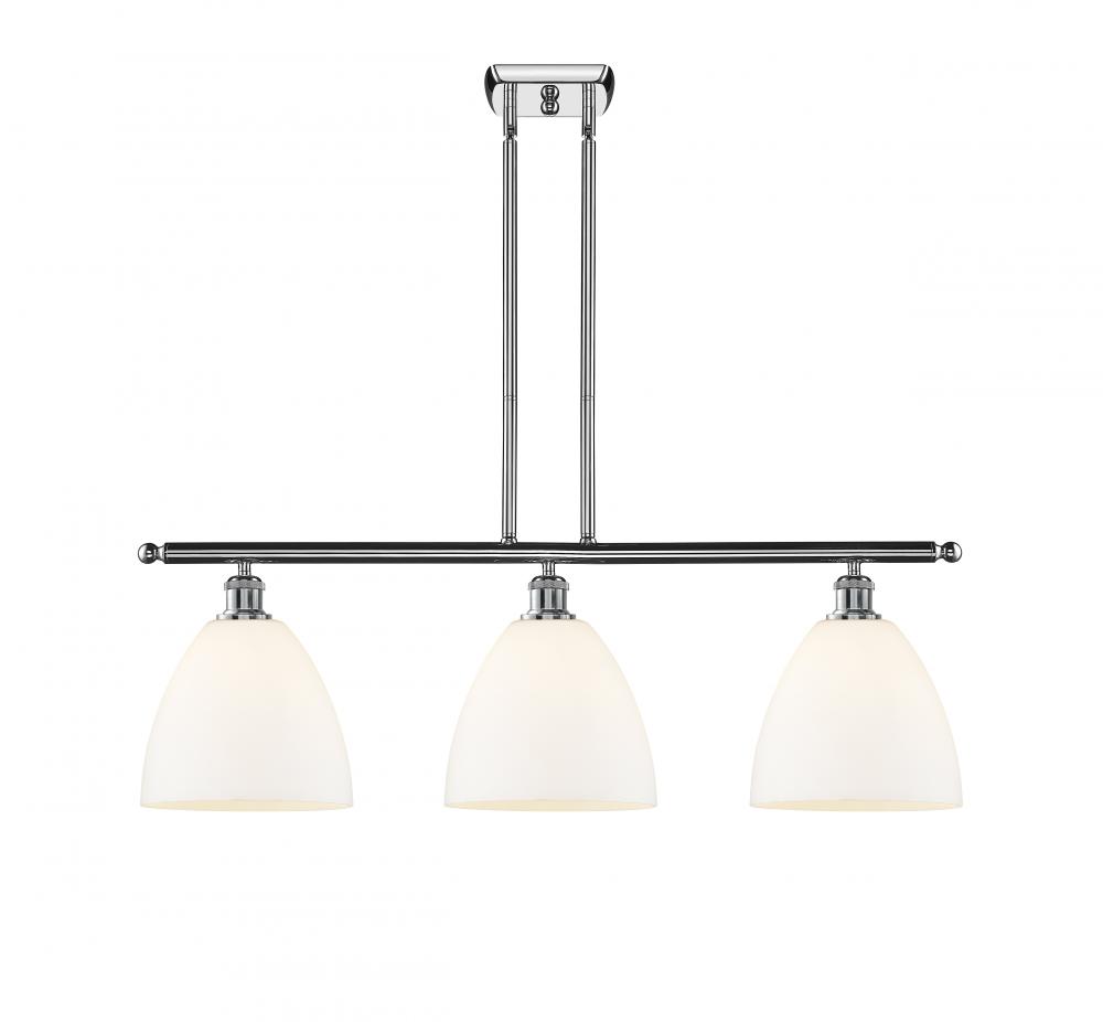 Bristol - 3 Light - 36 inch - Polished Chrome - Stem hung - Island Light