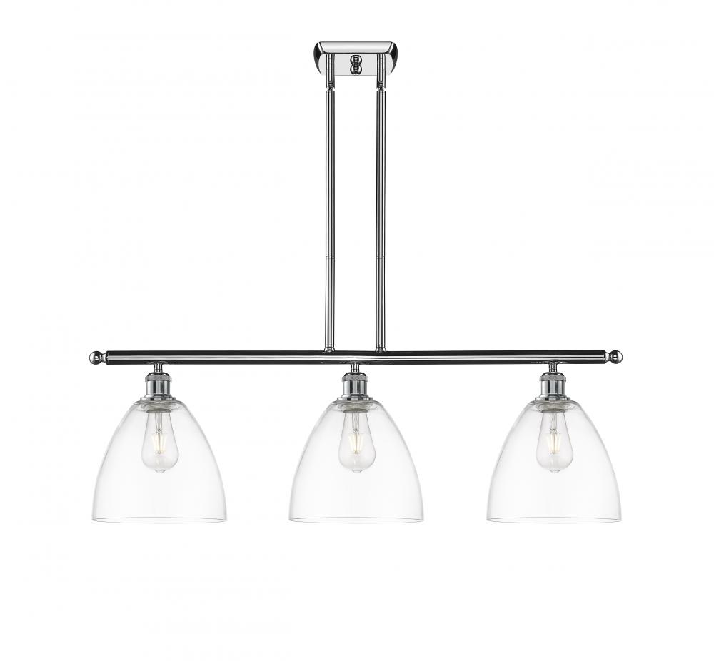 Bristol - 3 Light - 36 inch - Polished Chrome - Stem hung - Island Light