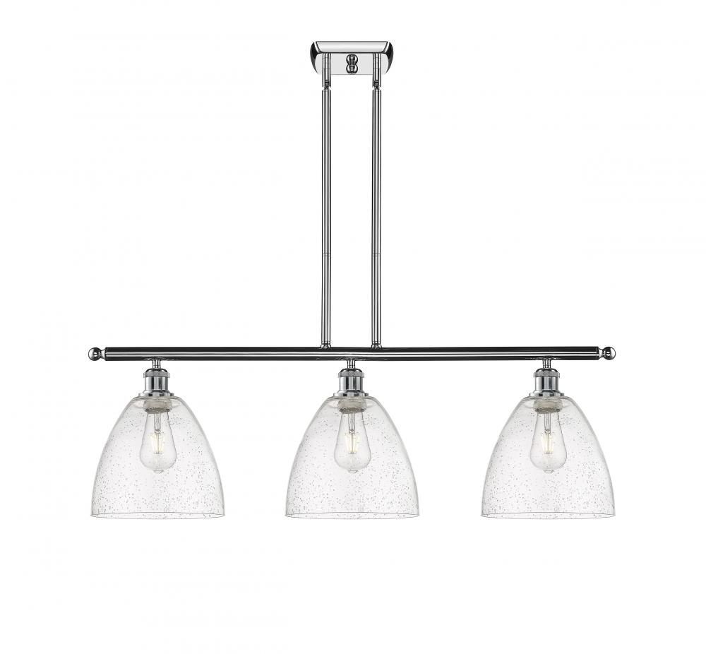 Bristol - 3 Light - 36 inch - Polished Chrome - Stem hung - Island Light