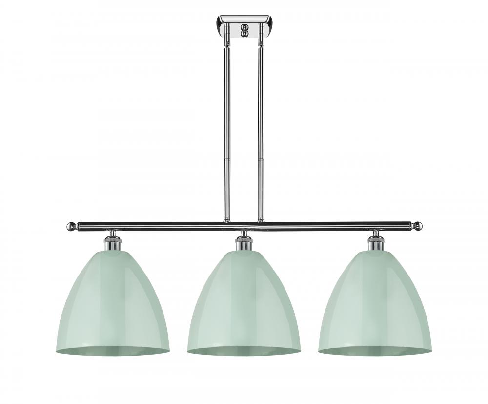 Plymouth - 3 Light - 39 inch - Polished Chrome - Stem hung - Island Light