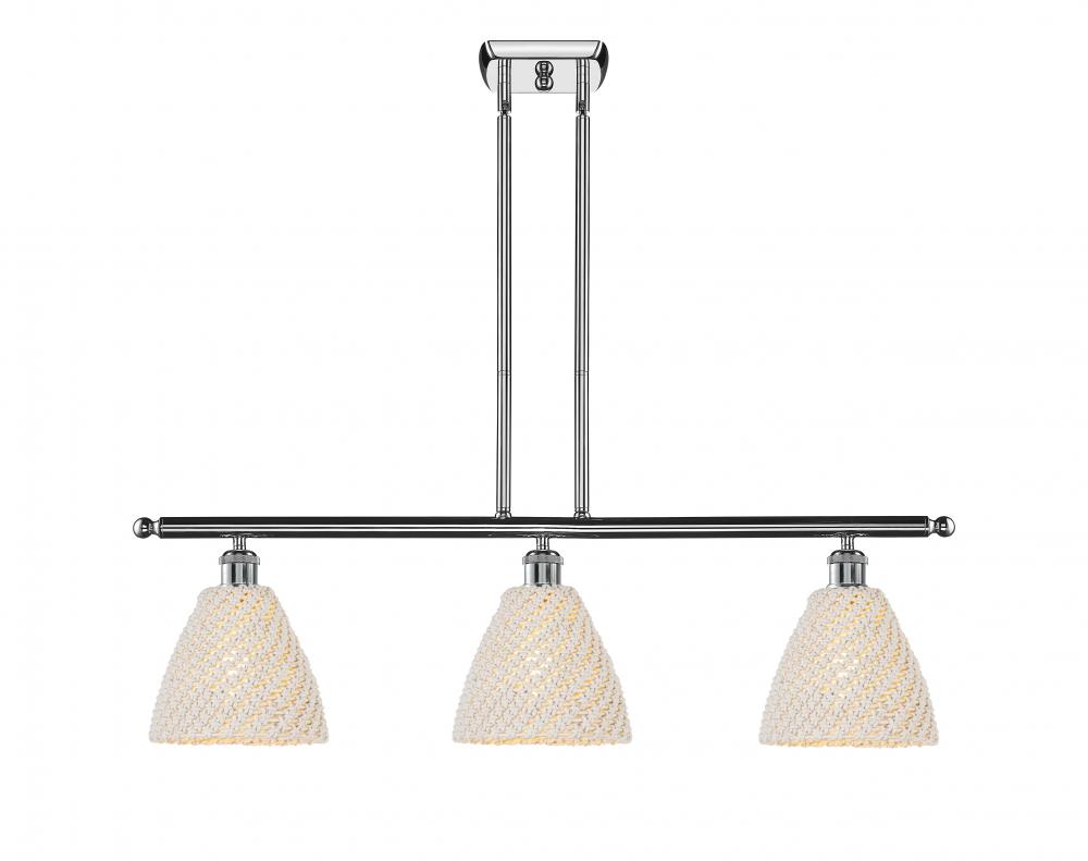 Bristol Natural - 4 Light - 48 inch - Polished Chrome - Cord hung - Island Light