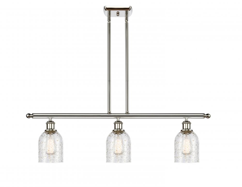 Caledonia - 3 Light - 36 inch - Polished Nickel - Stem hung - Island Light