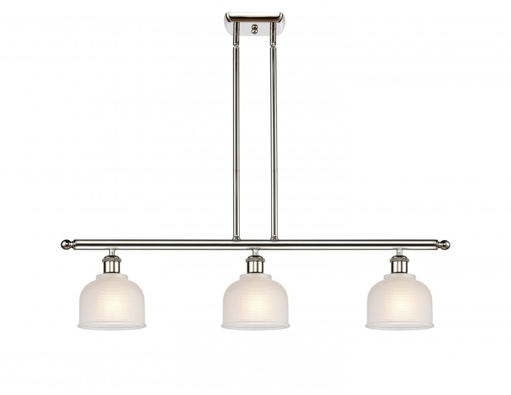 Dayton - 3 Light - 36 inch - Polished Nickel - Stem hung - Island Light