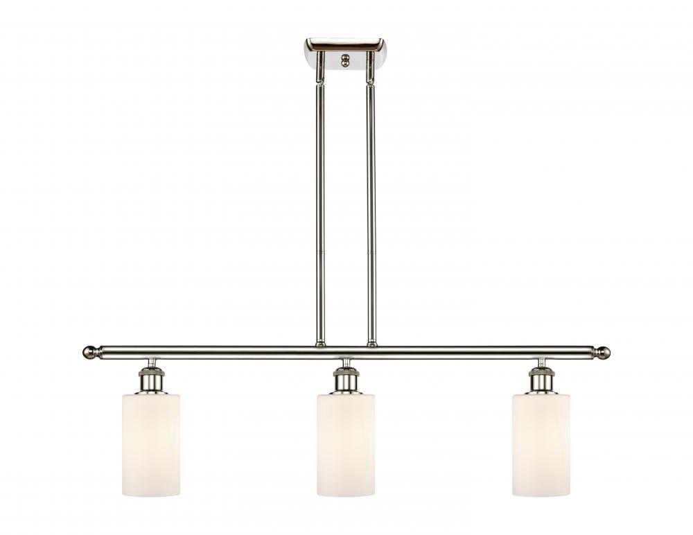 Clymer - 3 Light - 36 inch - Polished Nickel - Stem hung - Island Light