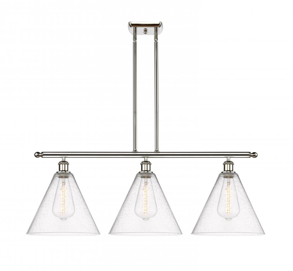 Berkshire - 3 Light - 39 inch - Polished Nickel - Stem hung - Island Light
